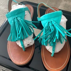 Lucky Brand teal sandals 🩴